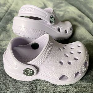 Baby Purple Crocs Size 2-3